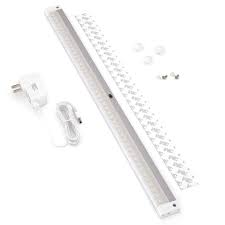 Eshine White Finish Led Dimmable Under Cabinet Lighting Extra Long 20 Inch Panel Hand Wave Activated Touchless Dimming Control Cool White 6000k Walmart Com Walmart Com