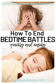 bedtime routine for kids simply well