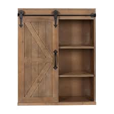 Wood Decorative Cabinet Wall Shelf