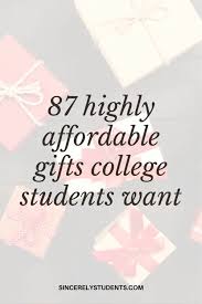 87 affordable gift ideas for college