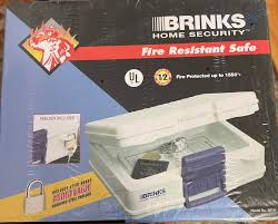 brinks safe fire proof brand new in