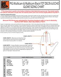 Skd Tactical Pig Tactical Glove Sizing Chart
