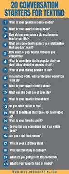 101 conversation starters for texting