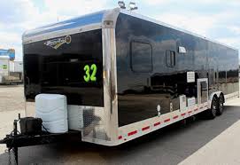 custom enclosed trailers race car