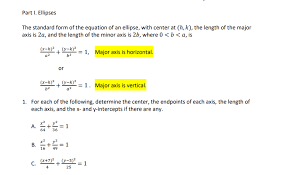 Standard Form Of The Equation Of