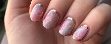 rainbow opal nails step by step