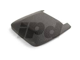 Front Power Seat Rail Cover Charcoal