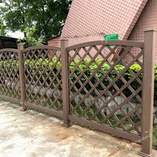 Anti Corrosion Wpc Composite Fence