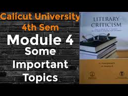 literary criticism 4th sem module 3