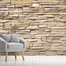 Stacked Stone Wall Wall Mural