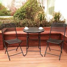 Metal Folding Outdoor Patio Bistro Set