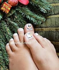 60 pretty christmas toe nail designs
