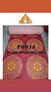 red printed carpets for wedding
