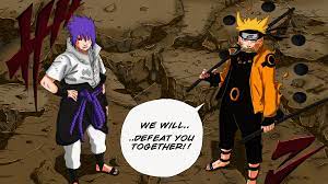 The moment Sasuke and Naruto teamed up to face their greatest enemy.  #narutosasuke #shippudenfinalbattle #narutosh… | Naruto teams, Anime  artwork, Naruto and sasuke