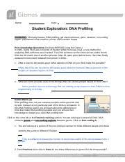 Scan the dna of frogs to produce dna sequences. Dnaprofilingse Completed Docx Name Date Student Exploration Dna Profiling Vocabulary Dna Polymerase Dna Profiling Gel Electrophoresis Gene Mutation Course Hero