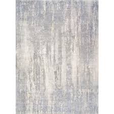 abstract bamboo silk area rug