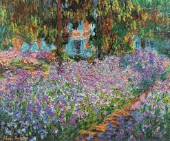 the artist s garden at giverny giclée