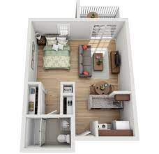 Studio Floor Plan Apartment Layout