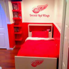 Redwings Room Bedroom Red Hockey