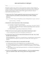 The student who submitted this paper last semester earned a 100 on his critique. Research Article Critique Essay Research Wikipedia The Free Encyclopedia Nursing Research Research Paper Quantitative Research