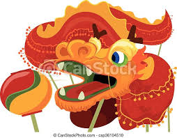 The chinese new year marks the transition between zodiac signs: Chinese New Year Dragon Dance Illustration Of A Dragon Dance Costume For Chinese New Year Canstock