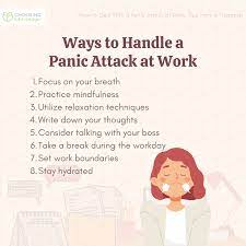 8 tips for handling a panic at work