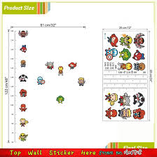 Height Measure Growth Chart Wall Stickers Iron Man Avengers