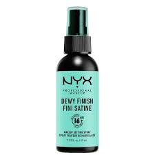 nyx professional makeup dewy finish makeup setting spray 60ml