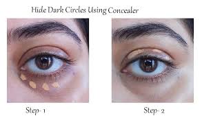 how to hide intense dark circles step