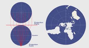 Azimuthal Projection Orthographic Stereographic And