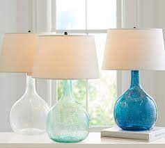 Eva Colored Glass Table Lamp Lamps