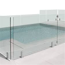 Swimming Pool Frameless Glass Wall In