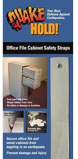 quakehold office file cabinet strap