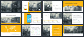 Elements Of Infographics For Presentations Templates Annual Report