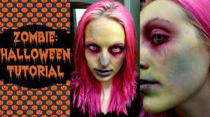 zombie halloween makeup tutorial no