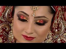 bold traditional asian bridal red