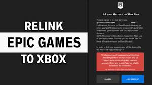 how to relink your epic games account