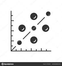 Scatter Plot Glyph Icon Scattergram Mathematical Diagram