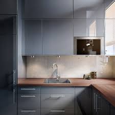 When opting for high gloss kitchen cabinets, you can safely choose solid colours. Pin On Pele Mele Deco Etc