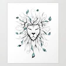 50 Amazing Art Prints Of Lions For Your