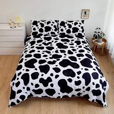 Dairy Cow Skin Print Pattern Bedding