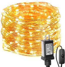 lepro 66ft warm white fairy lights with