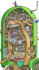 adventure time treehouse iphone