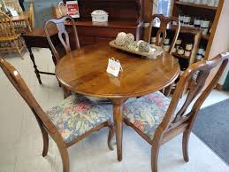ethan allen table 4 chairs 2 boards