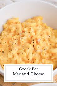 easy crock pot mac and cheese slow