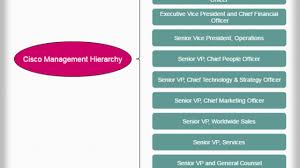 Cisco Management Hierarchy Ciscos Organizational Structure