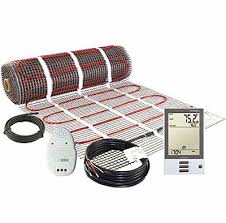 electric radiant floor heating system