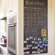Kitchen Chalkboard Monthly Wall