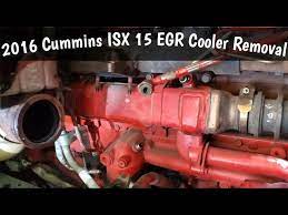 2016 mins isx15 egr cooler removal