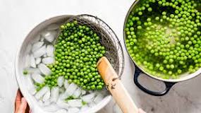 Do peas need blanching before freezing?